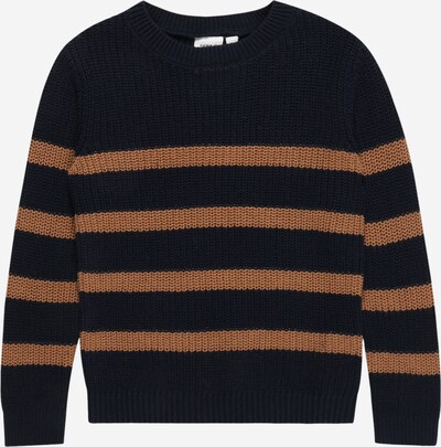NAME IT Sweater 'Sakan' in Navy / Light brown, Item view