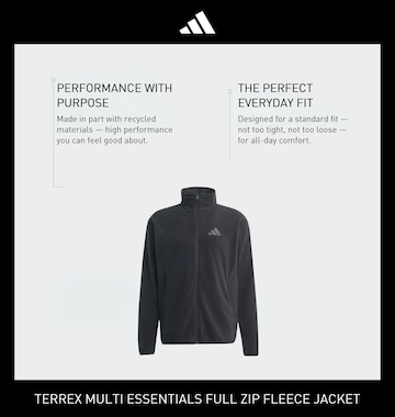 Veste en polaire fonctionnelle 'Essentials' ADIDAS TERREX en noir