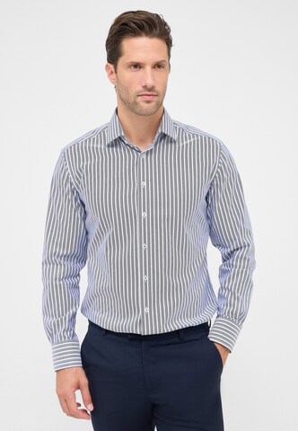 ETERNA Regular fit Zakelijk overhemd in Blauw: voorkant