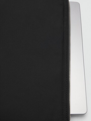 MANGO Laptoptas 'TAMBOR' in Zwart