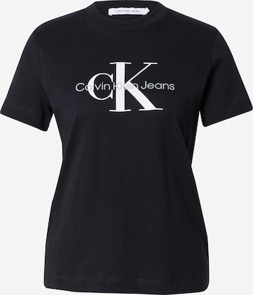 T-shirt Calvin Klein en noir : devant