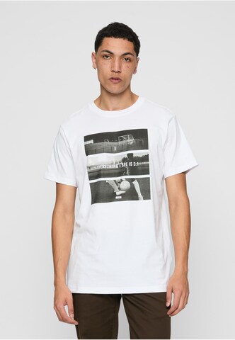 Merchcode - Camiseta 'Football Coming Home 3:1' en blanco: frente