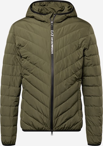 EA7 Emporio Armani Winterjas 'GIACCA PIUMINO' in Groen: voorkant