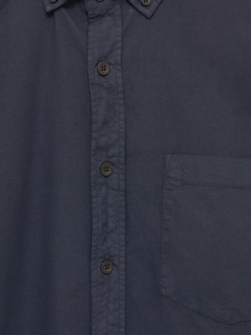 Pull&Bear Regular Fit Hemd in Blau