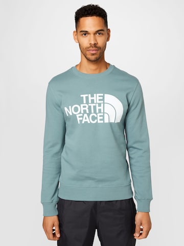 THE NORTH FACE Klasický střih Mikina – modrá: přední strana
