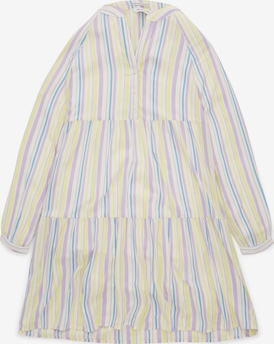 TOM TAILOR Kleid in beige / blau / gelb / pastelllila, Produktansicht