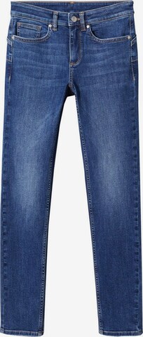 MANGO Skinny Jeansy w kolorze niebieski: przód