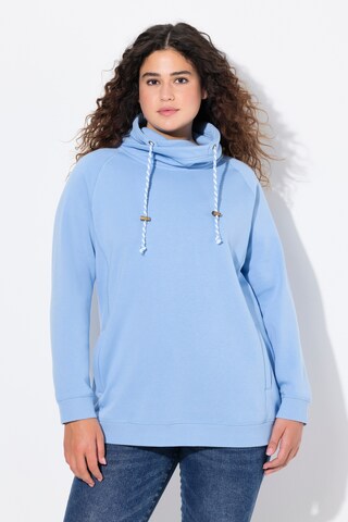 Ulla Popken - Sudadera en azul: frente