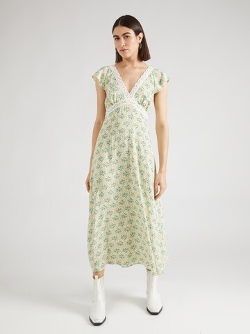 Springfield Dress in Yellow: front