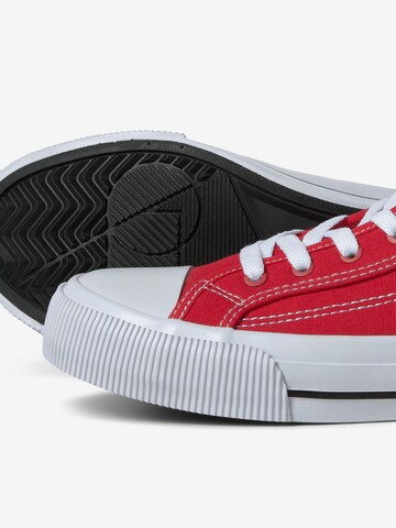 Sneaker alta di JACK & JONES in rosso