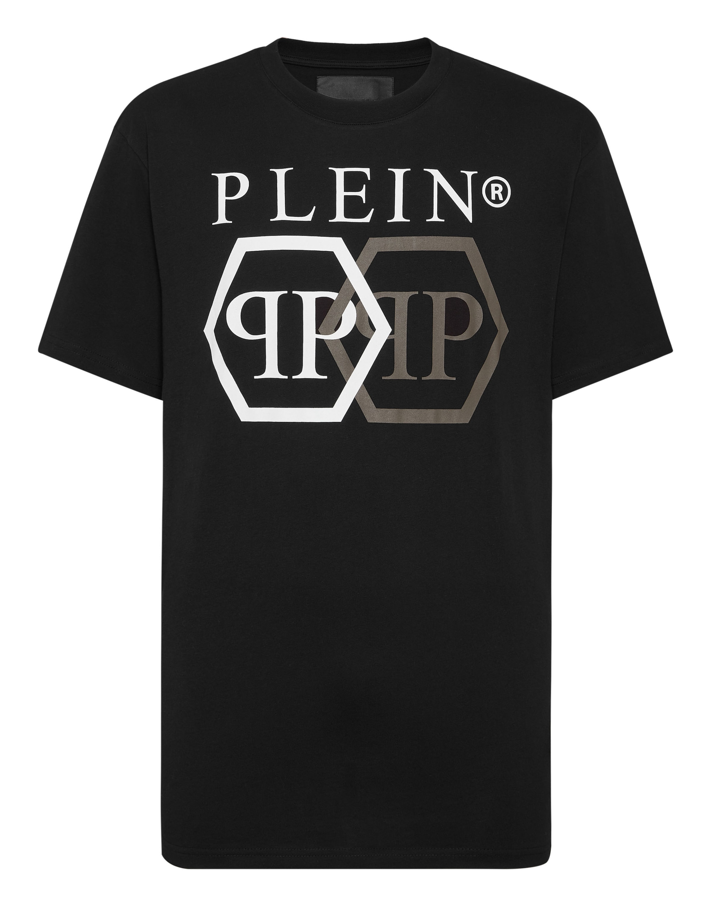 T-Shirt Philipp Plein en noir : devant