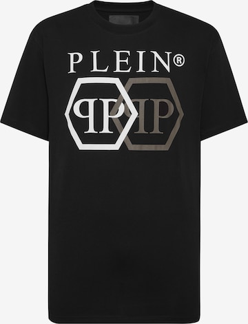 T-Shirt Philipp Plein en noir : devant