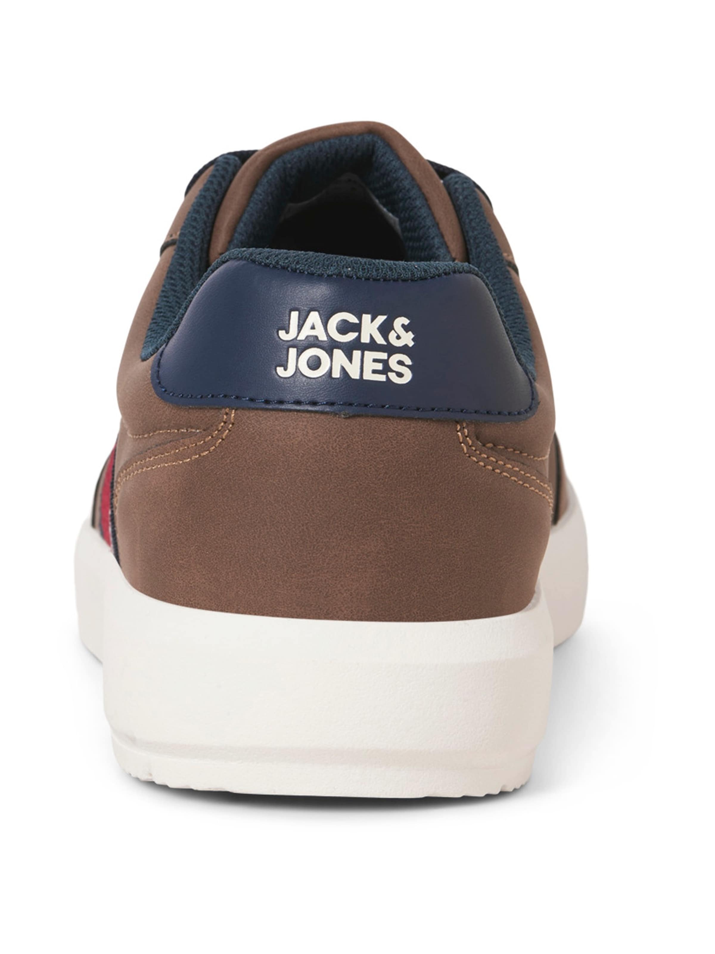 JACK & JONES Nizke superge 'JFWJOHNSON' | rjava barva