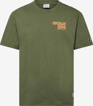 Champion Shirt in Groen: voorkant