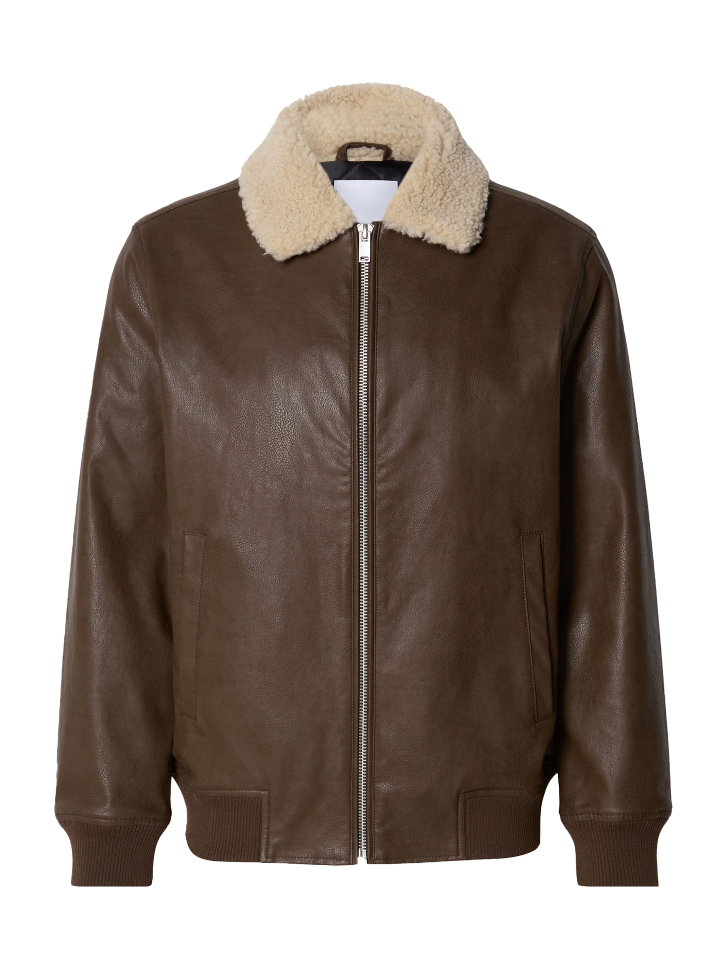 Lindbergh Φθινοπωρινό και ανοιξιάτικο μπουφάν σε καφέ: μπροστά