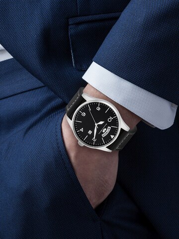 Rhodenwald & Söhne - Reloj analógico en negro