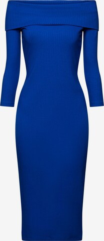 ESPRIT Knitted dress in Blue: front