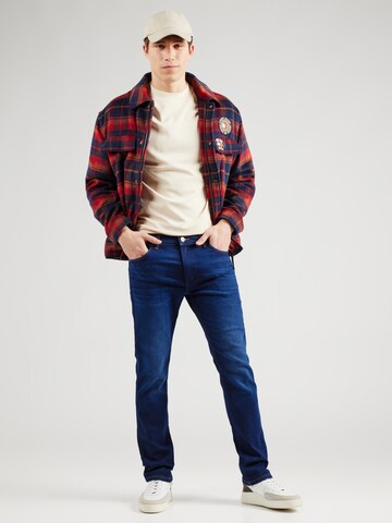 Coupe slim Jean 'LARSTON' WRANGLER en bleu