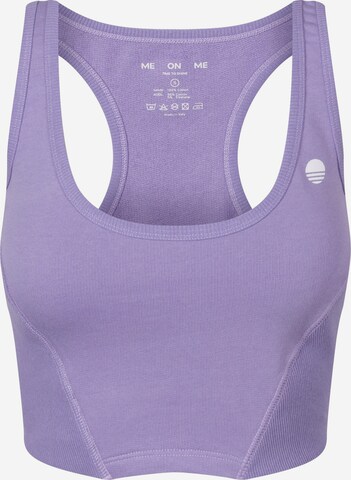 Me On Me Top 'Comfy Black' in Purple: front