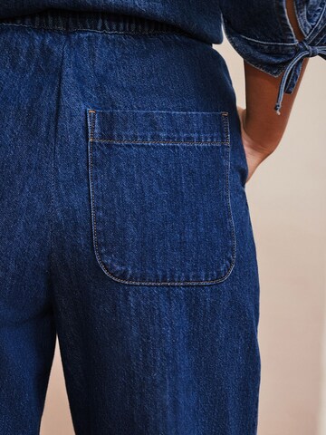 Next Wide Leg Jeans i blå