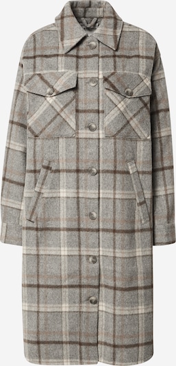 Global Funk Mantel 'Emery' in beige / braun / graumeliert, Produktansicht