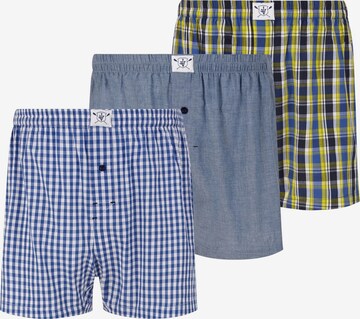 Jan Vanderstorm 3er Pack Boxershorts ' Riku ' in Blau: predná strana