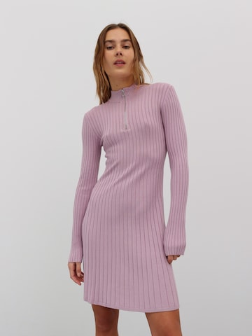 EDITED Knitted dress 'Karoline' in Pink: front