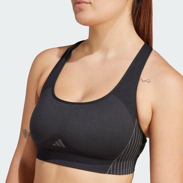 ADIDAS PERFORMANCE Bustier Sport bh in Zwart