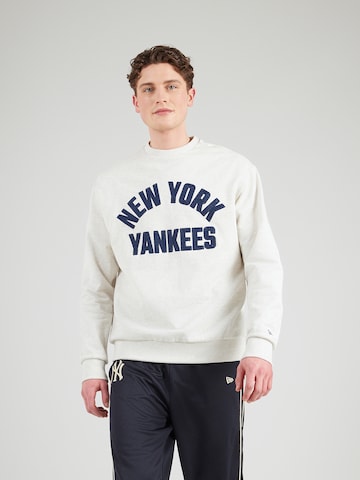 Sweat-shirt 'MLB NEYYAN' NEW ERA en gris : devant