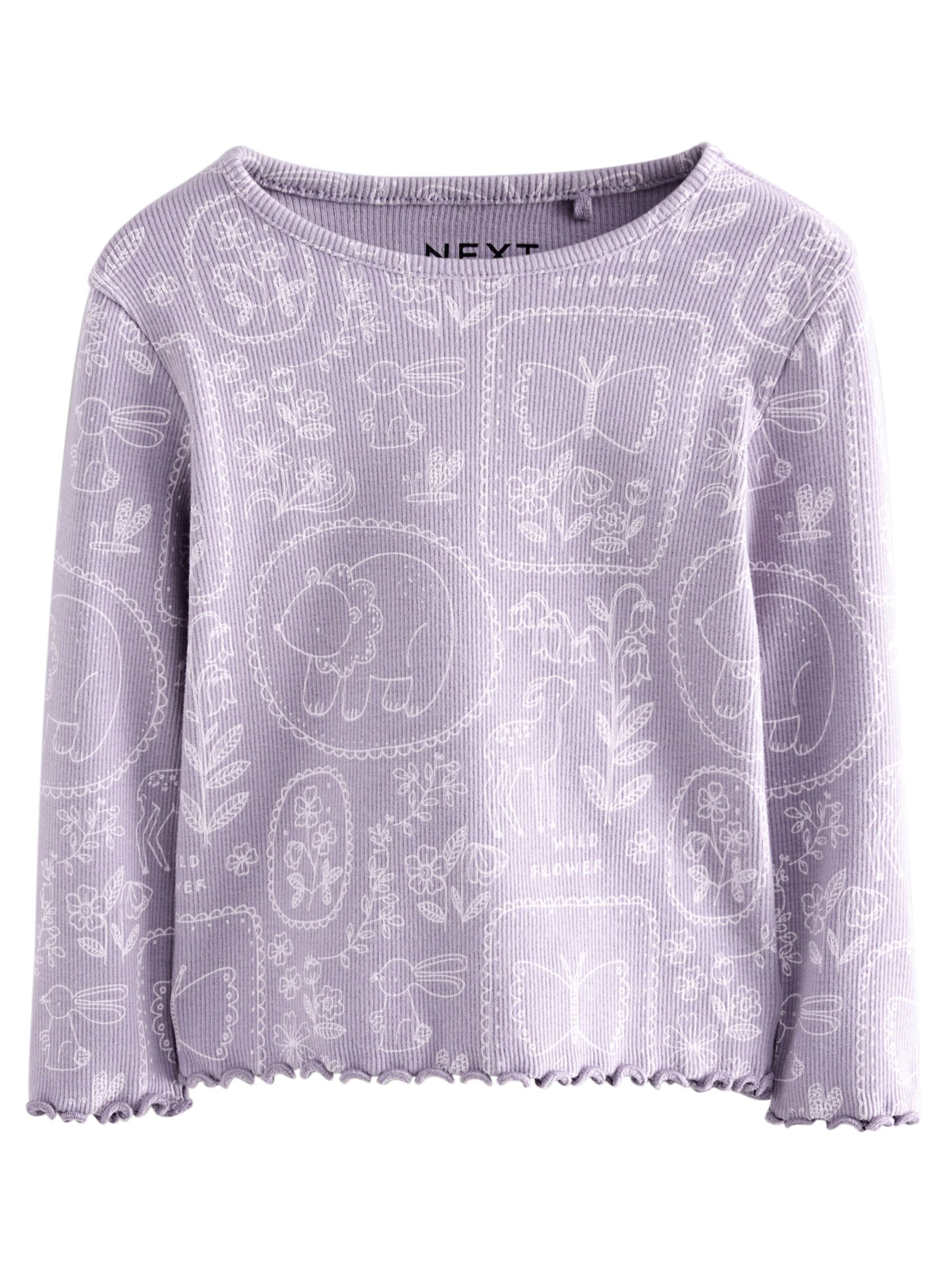 Next Μπλουζάκι σε λιλά: μπροστά