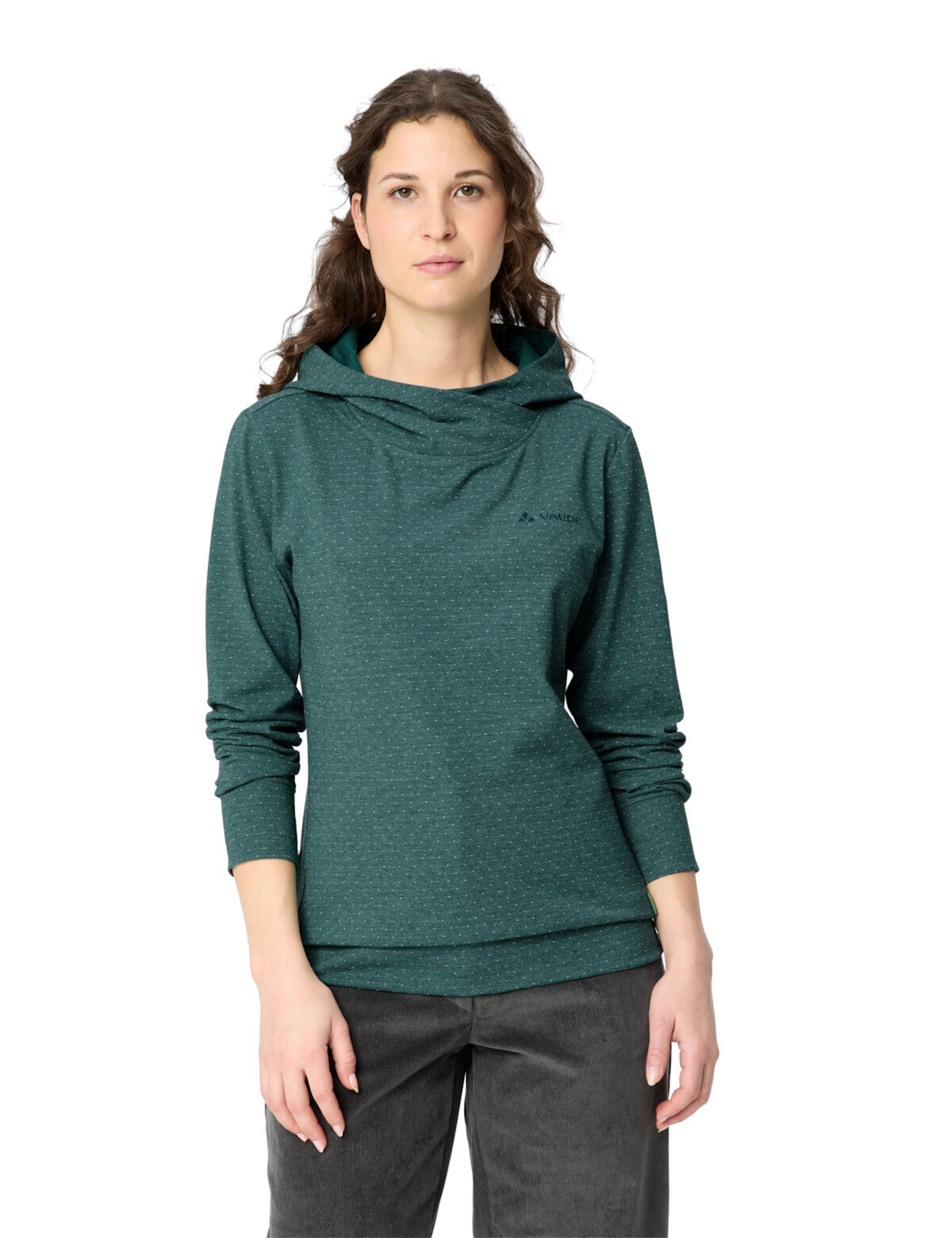 VAUDE Sportsweatshirt 'Tuenno' in Grün