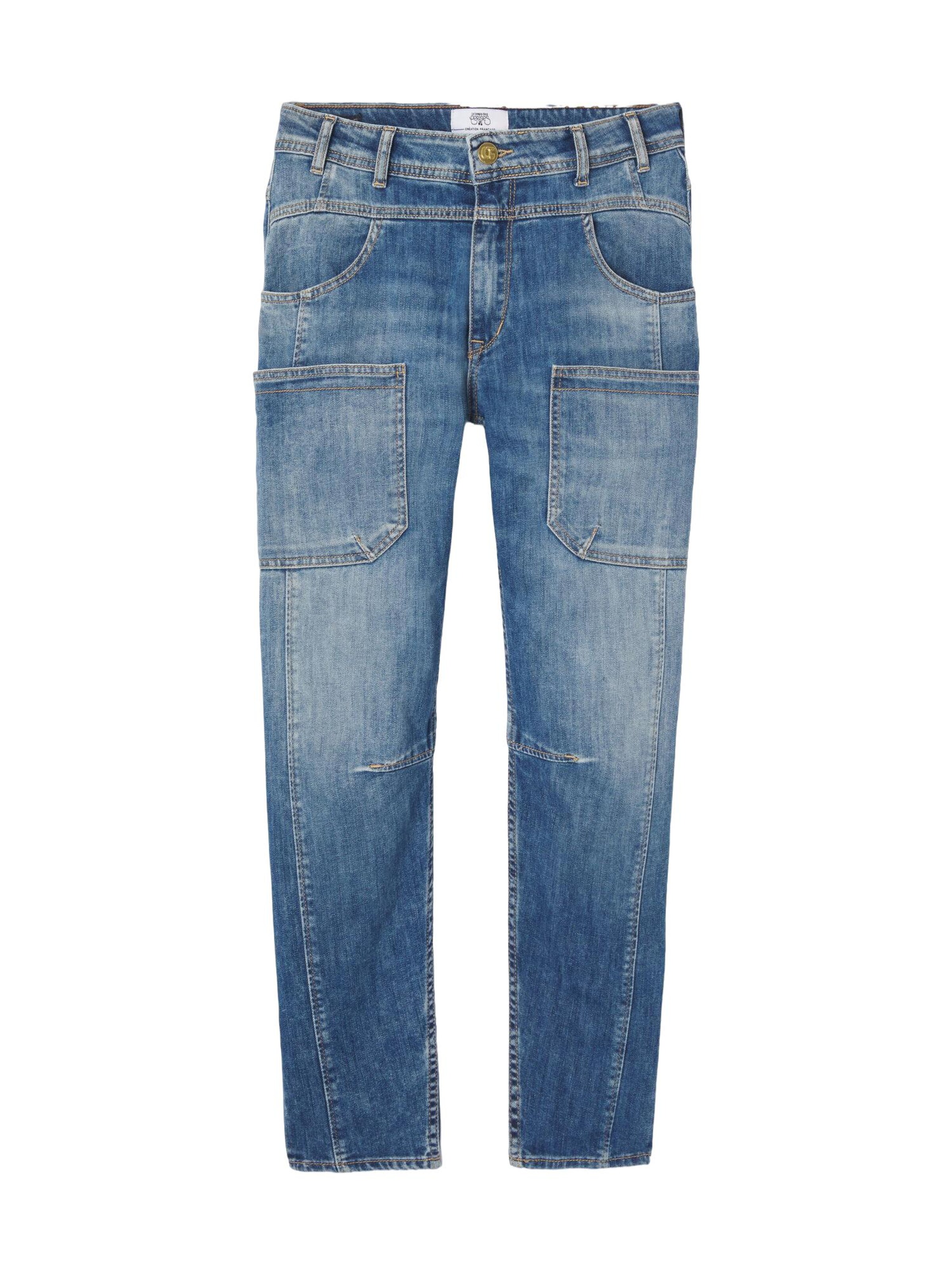 Le Temps Des Cerises Jean en bleu denim, Vue avec produit