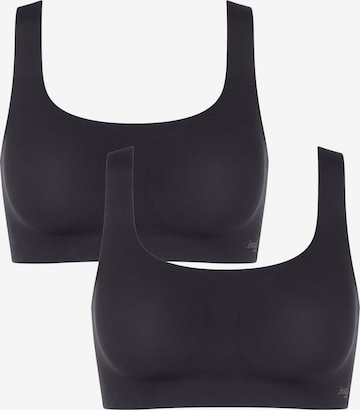 SLOGGI - Soutien Bustier Soutien ' ZERO Feel Core Top ' em preto: frente