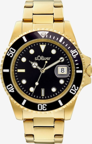 s.Oliver Uhr in Gold: predná strana