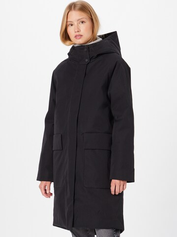 Manteau d’hiver elvine en noir : devant