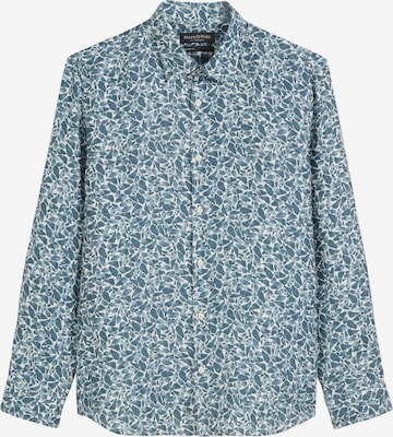 Marc O'Polo Button Up Shirt in Blue: front