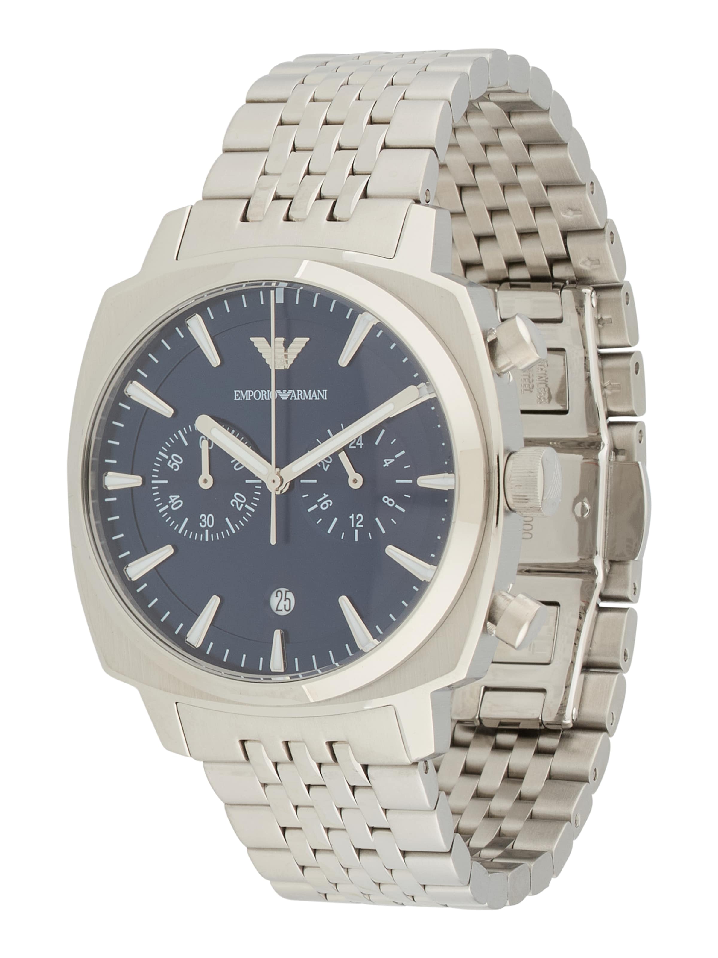 Emporio Armani Uhr in Silber: Vorderseite