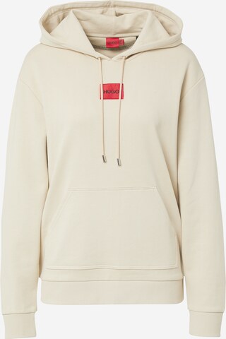 HUGO Sweatshirt 'Dasara' in Beige: predná strana