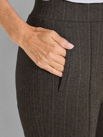 Regular Pantalon à plis 'Carla' Goldner en gris