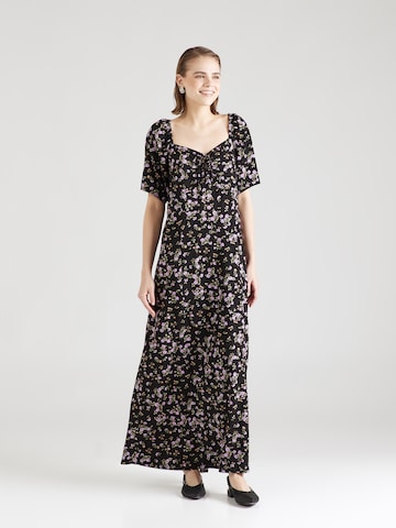 Lindex - Vestido 'Bloom' en negro: frente