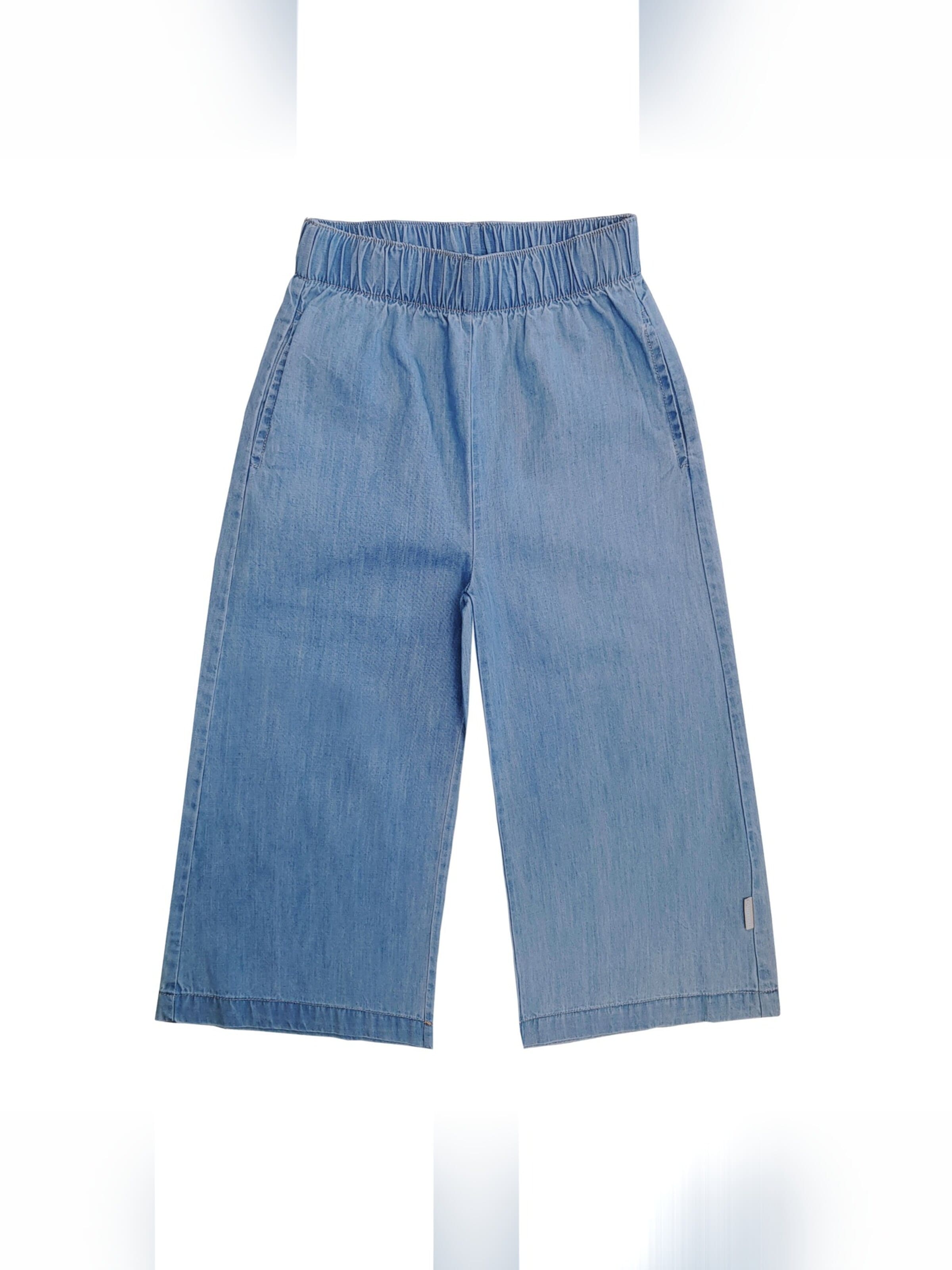 MAXIMO Wide leg Pants 'MINI GIRL-Hose, Denim-Optik weites Bein, lang' in Blue: front