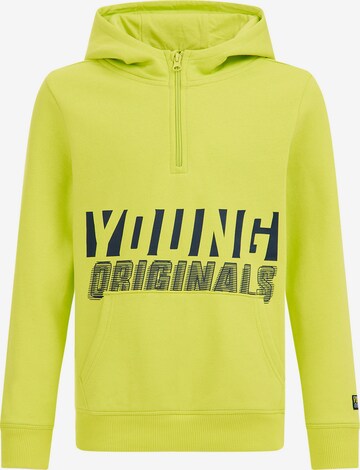 WE Fashion Sweatshirt in Yellow: front