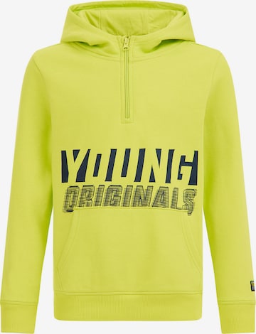 WE Fashion Sweatshirt in Yellow: front