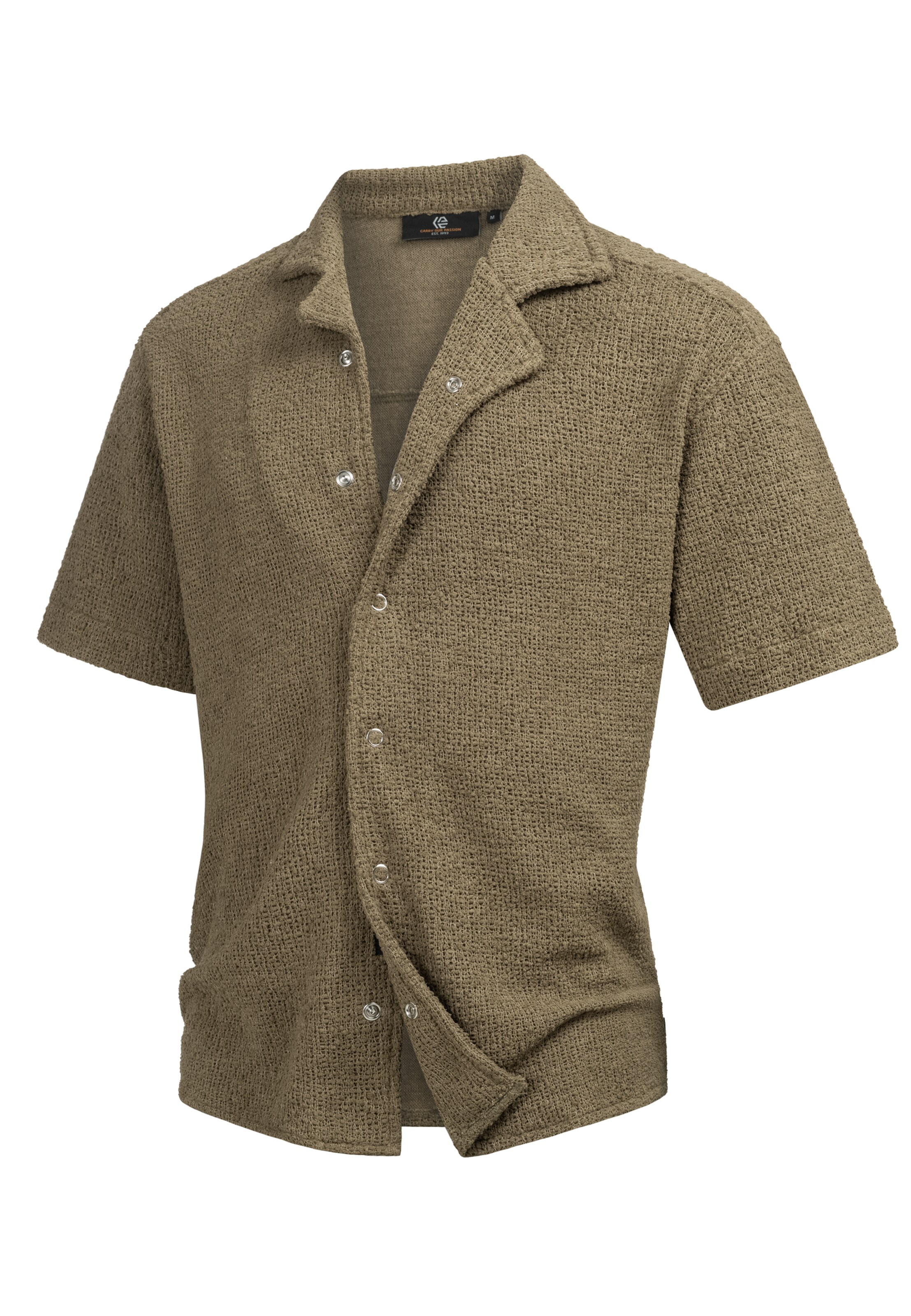 INDICODE JEANS Regular fit Overhemd 'Raney' in Groen: voorkant