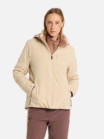 ZIENER Outdoor Jacket 'TETTA-Z' in Beige: front