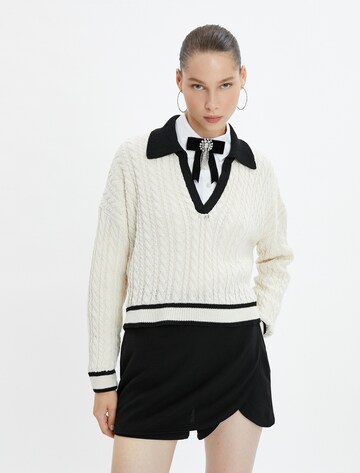 Koton Pullover in Beige: Vorderseite