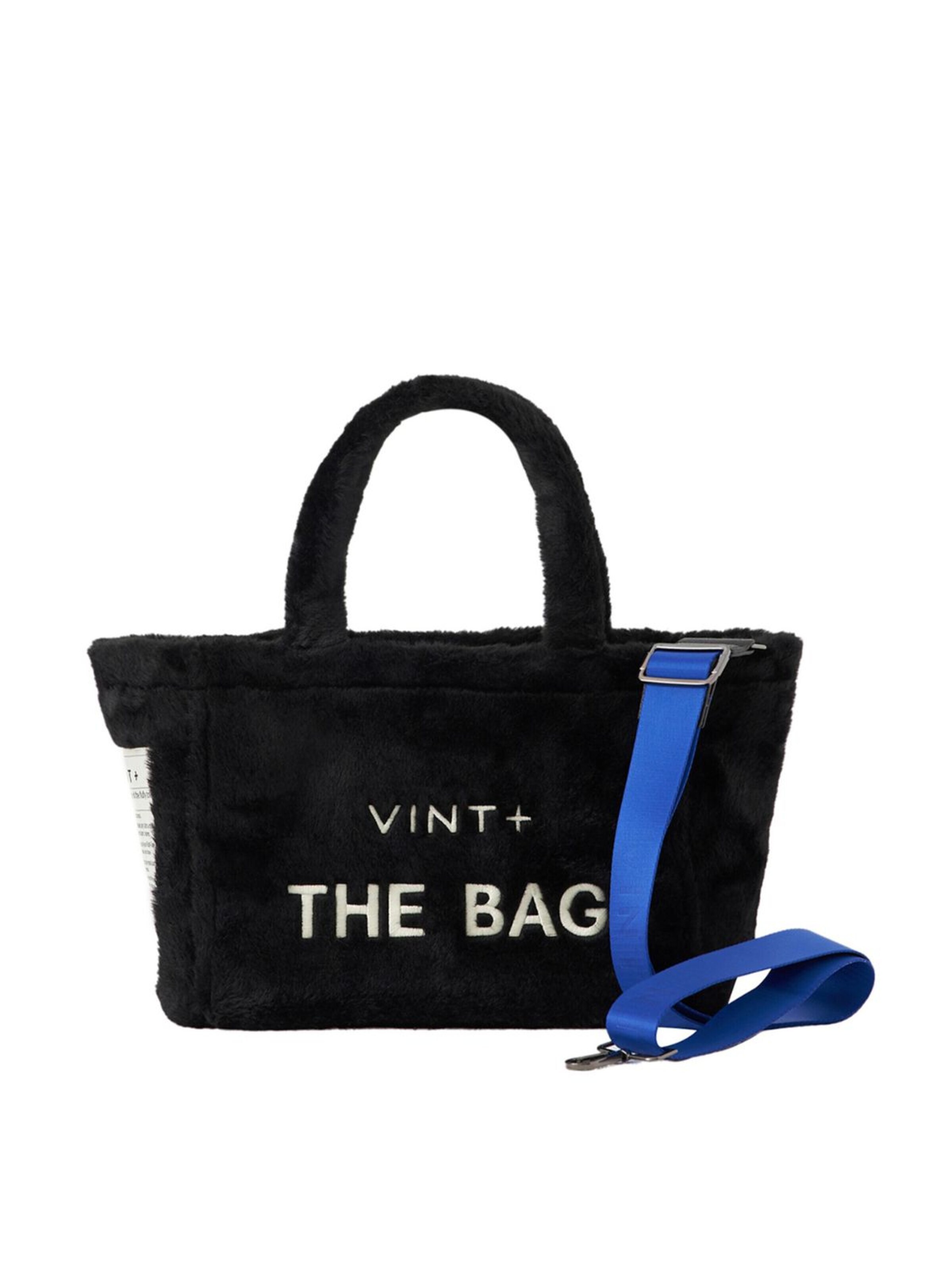 Sacs à main 'Fluffy Bag Small' VINT+ en noir : devant