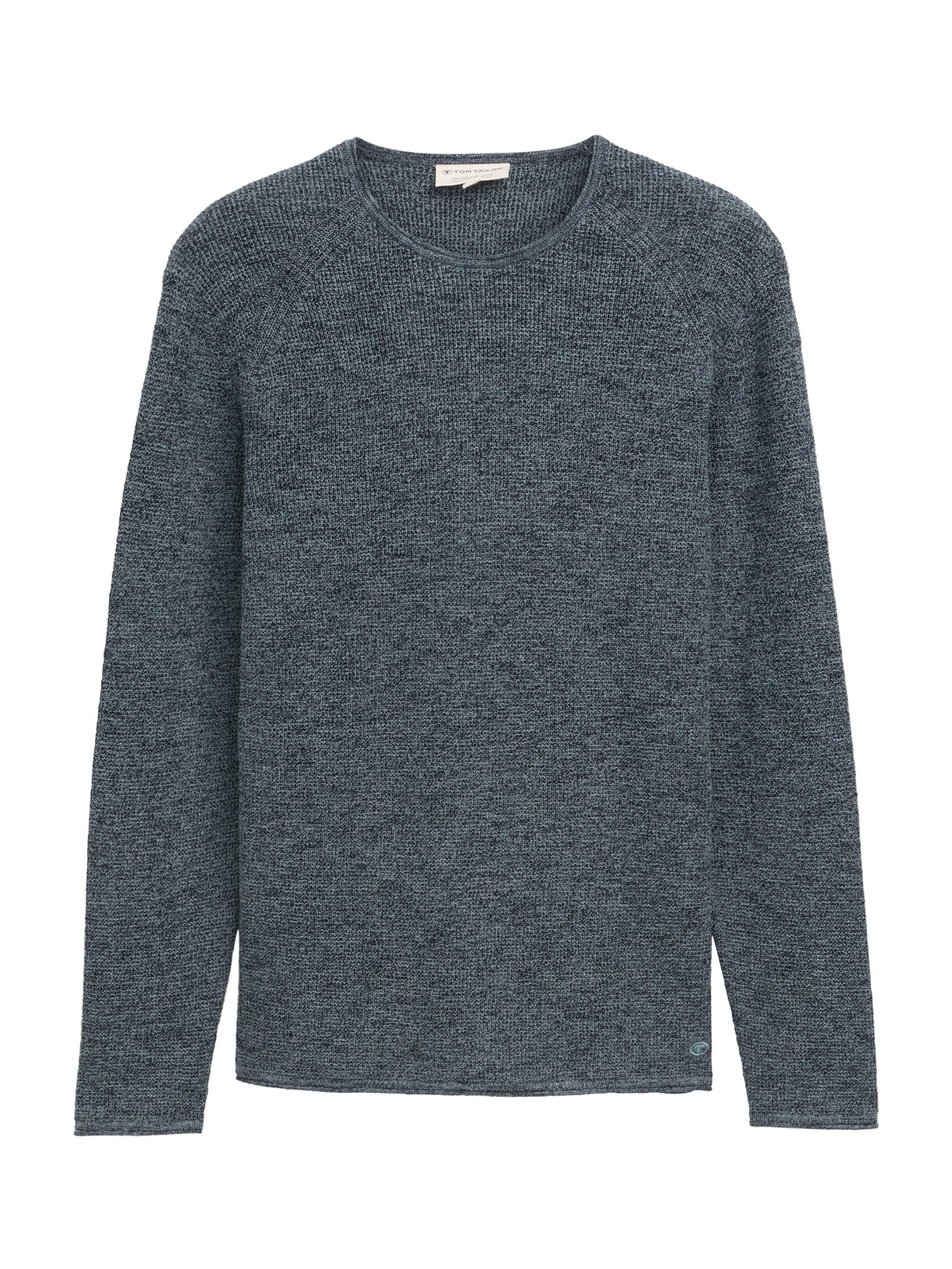TOM TAILOR Sweater in Grey: front