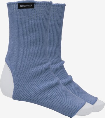 YOGISTAR.COM Athletic Socks in Blue: front