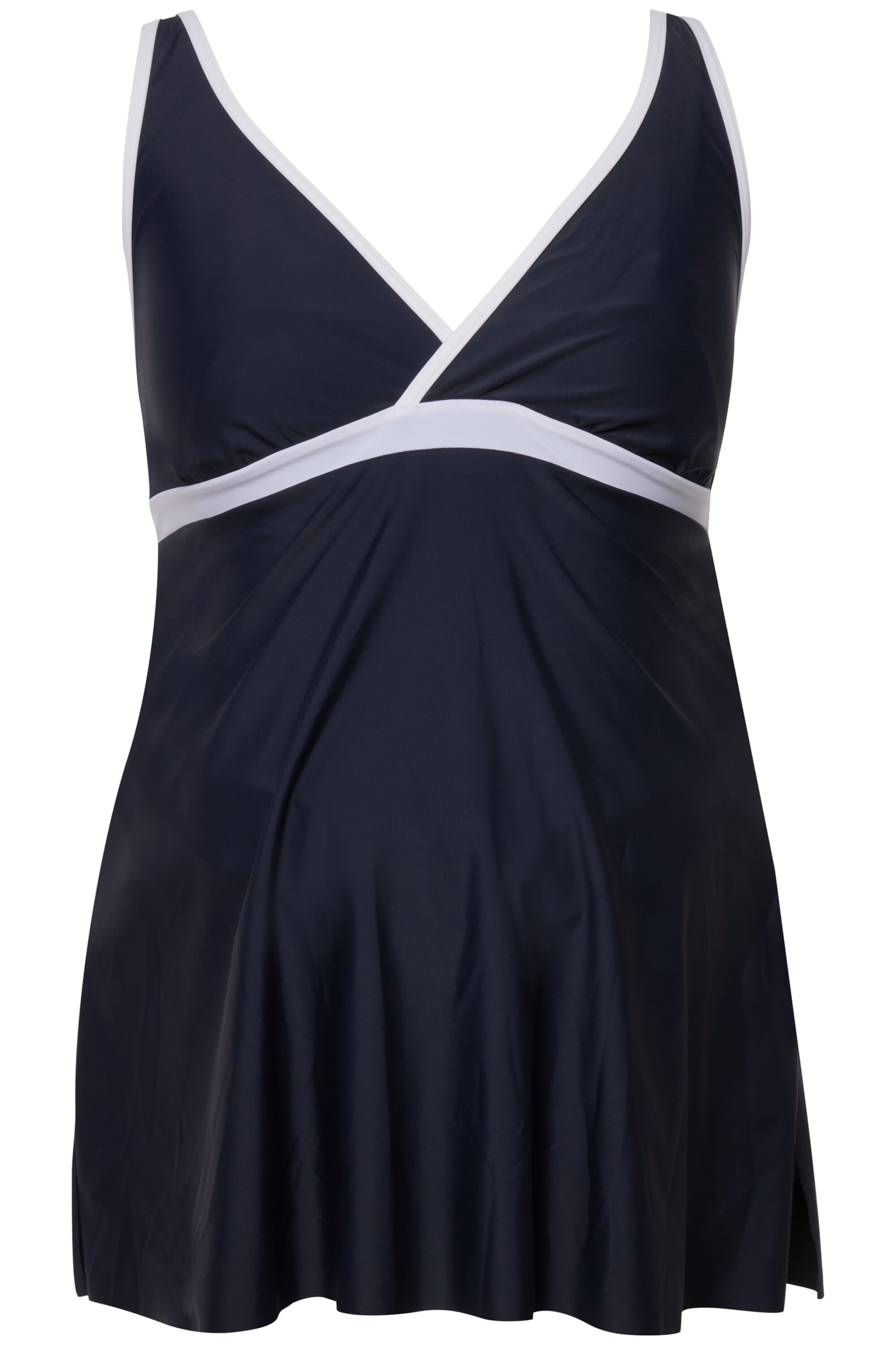Ulla Popken Tankini in Blauw: voorkant